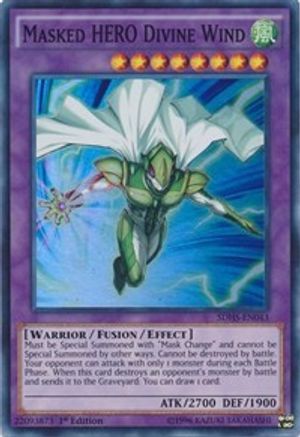 Masked Hero Divine Wind [SDHS-EN043] Super Rare