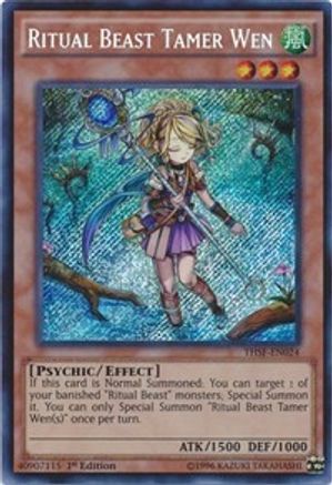 Ritual Beast Tamer Wen [THSF-EN024] Secret Rare