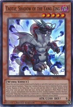 Taotie, Shadow of the Yang Zing (SE) [NECH-ENS05] Super Rare