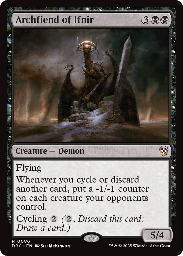 Archfiend of Ifnir (-086) - Commander: Aetherdrift
