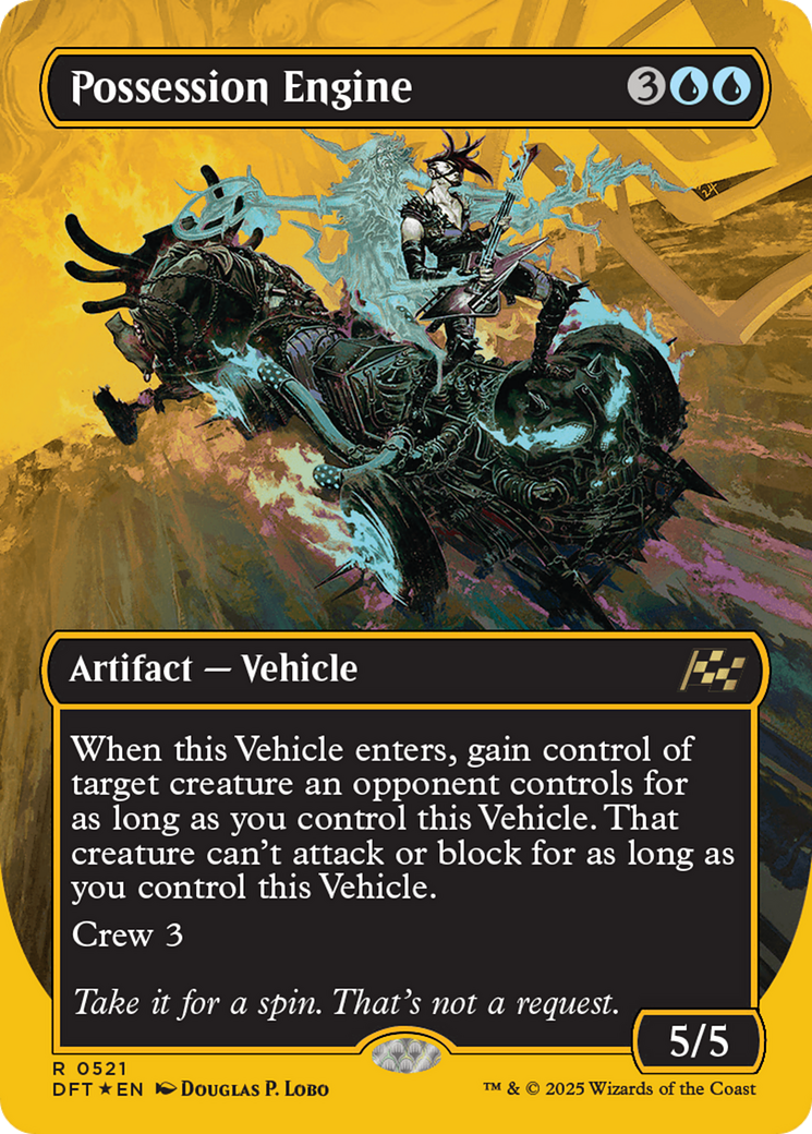 Possession Engine (Borderless) (First-Place Foil) (-521) - Aetherdrift
