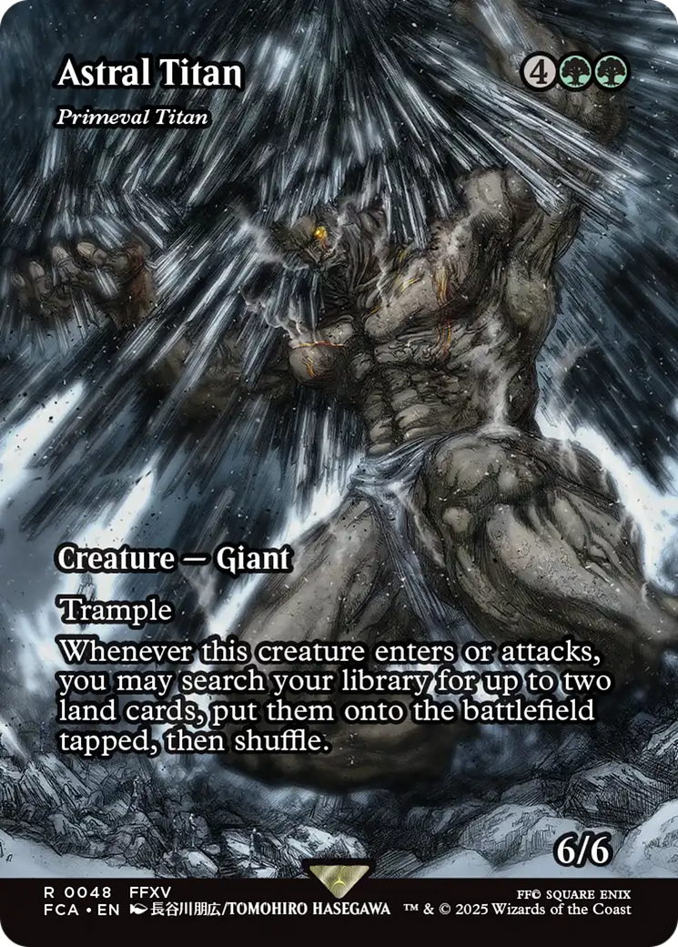 Astral Tiran - Primeval Titan (Showcase) (FCA-048) - FINAL FANTASY: Through the Ages