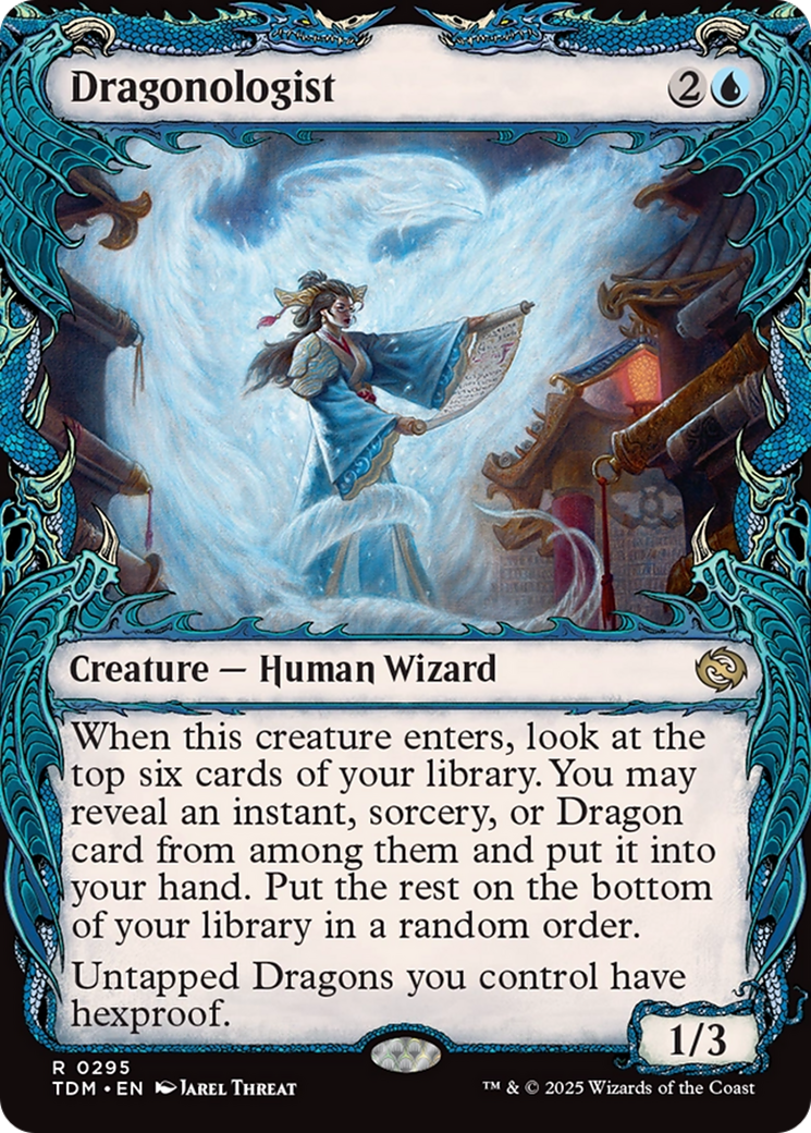 Dragonologist (Showcase) (TDM-295) - Tarkir: Dragonstorm Foil
