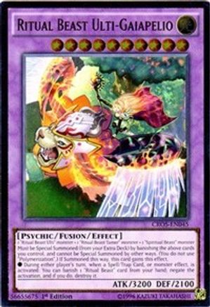 Ritual Beast Ulti-Gaiapelio (UTR) [CROS-EN045] Ultimate Rare
