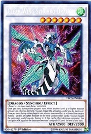Clear Wing Synchro Dragon [CROS-EN046] Secret Rare