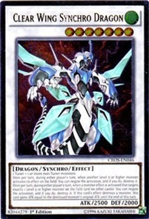 Clear Wing Synchro Dragon (UTR) [CROS-EN046] Ultimate Rare