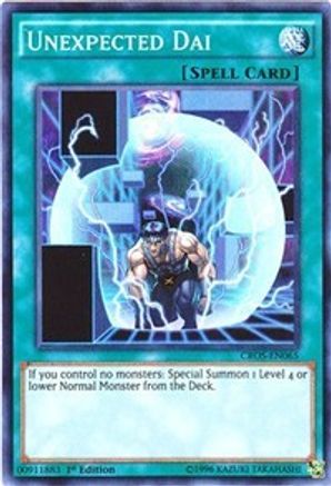 Unexpected Dai [CROS-EN065] Super Rare
