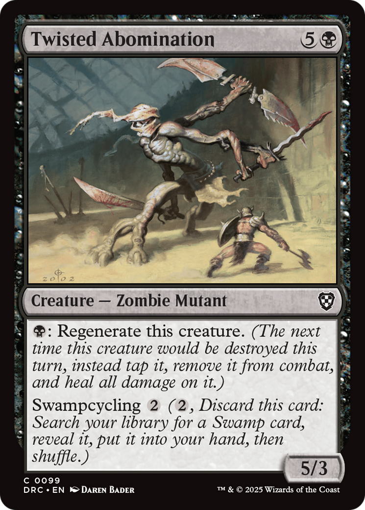 Twisted Abomination (-099) - Commander: Aetherdrift