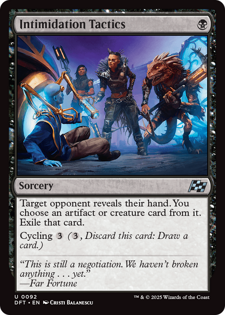 Intimidation Tactics (-092) - Aetherdrift