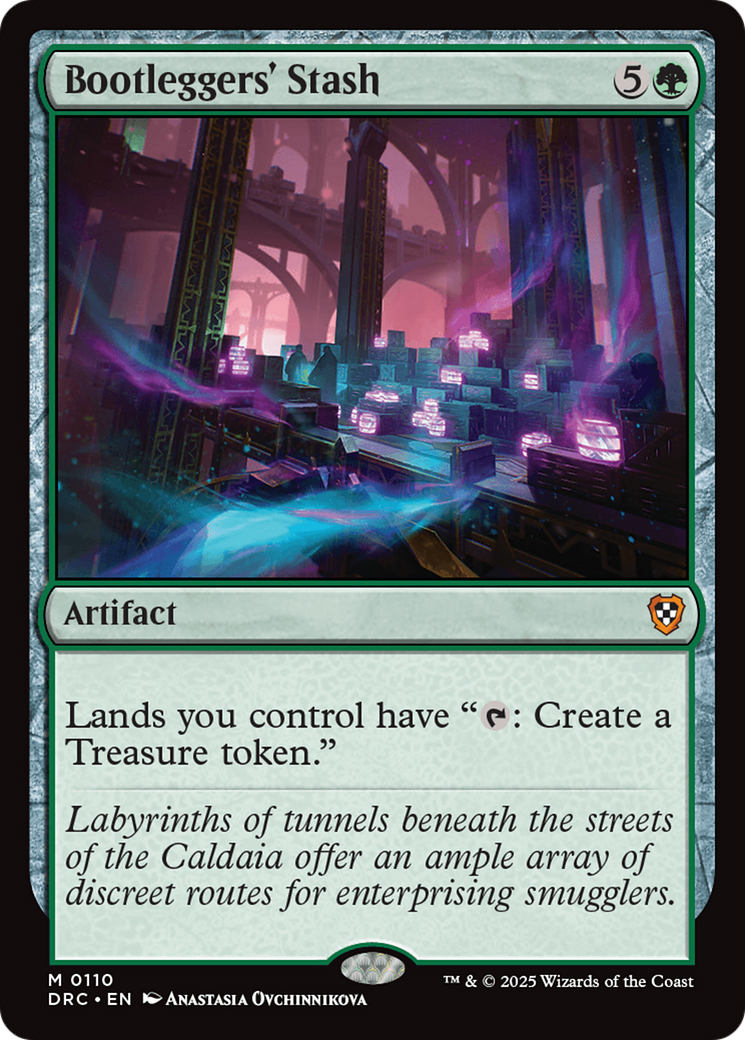 Bootleggers' Stash (-110) - Commander: Aetherdrift