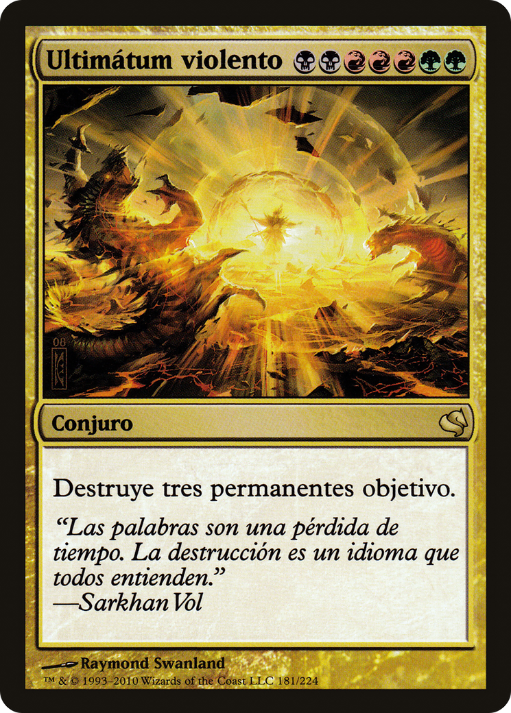 Violent Ultimatum (PS11-181) - Salvat 2011