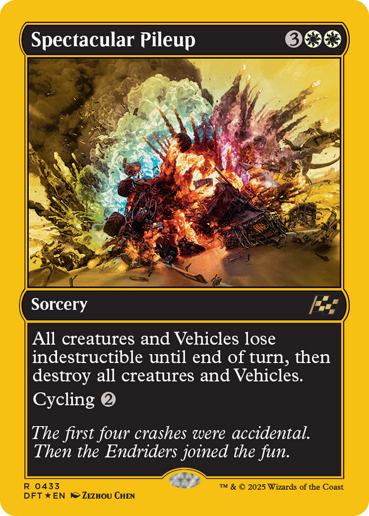 Spectacular Pileup (First-Place Foil) (-433) - Aetherdrift