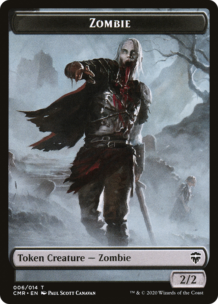 Zombie (CMR-006) - Commander Legends Tokens Foil