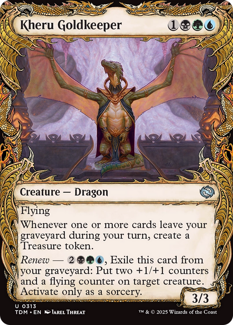 Kheru Goldkeeper (Showcase) (TDM-313) - Tarkir: Dragonstorm