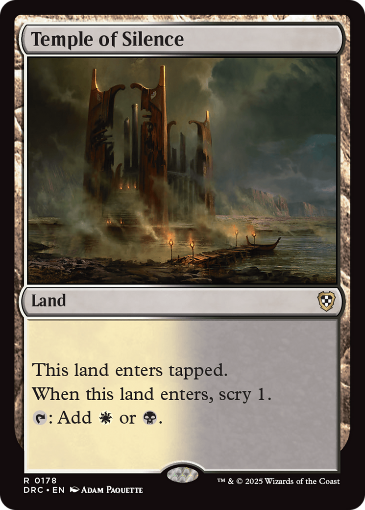 Temple of Silence (-178) - Commander: Aetherdrift