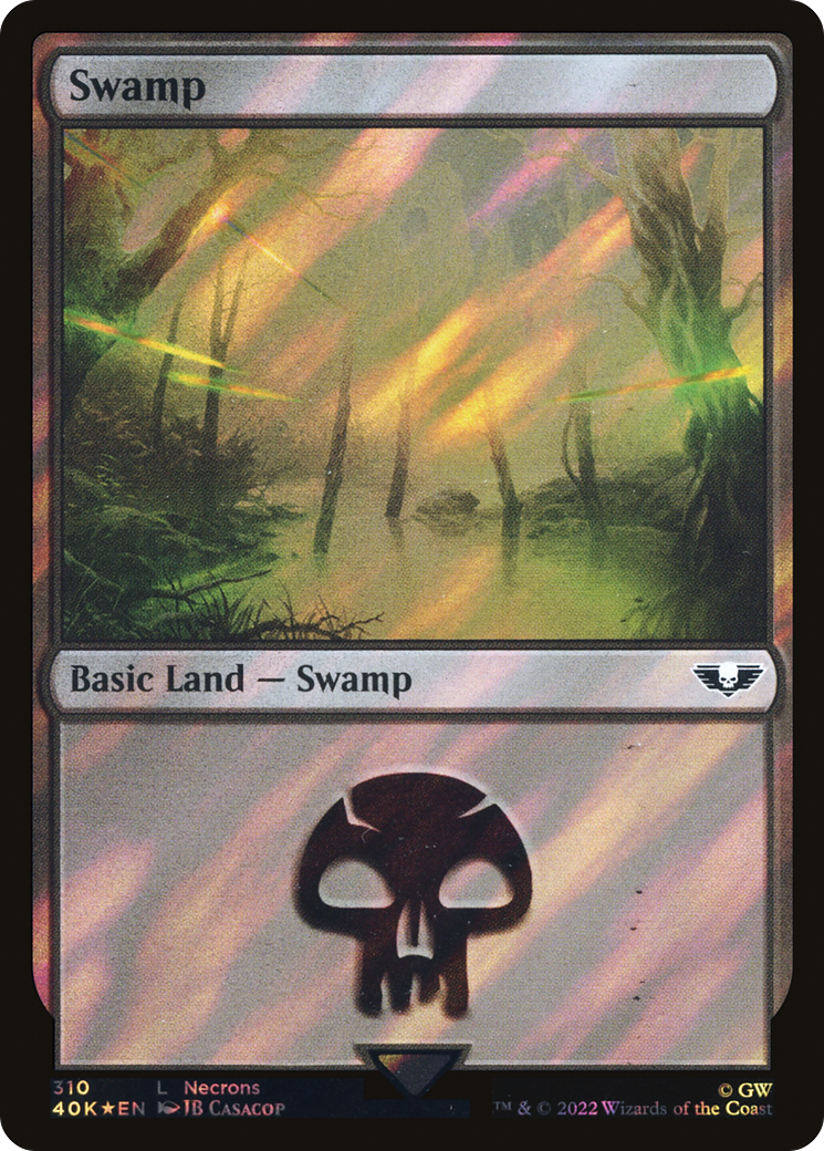 Swamp (310) (Surge Foil) [Universes Beyond: Warhammer 40,000]