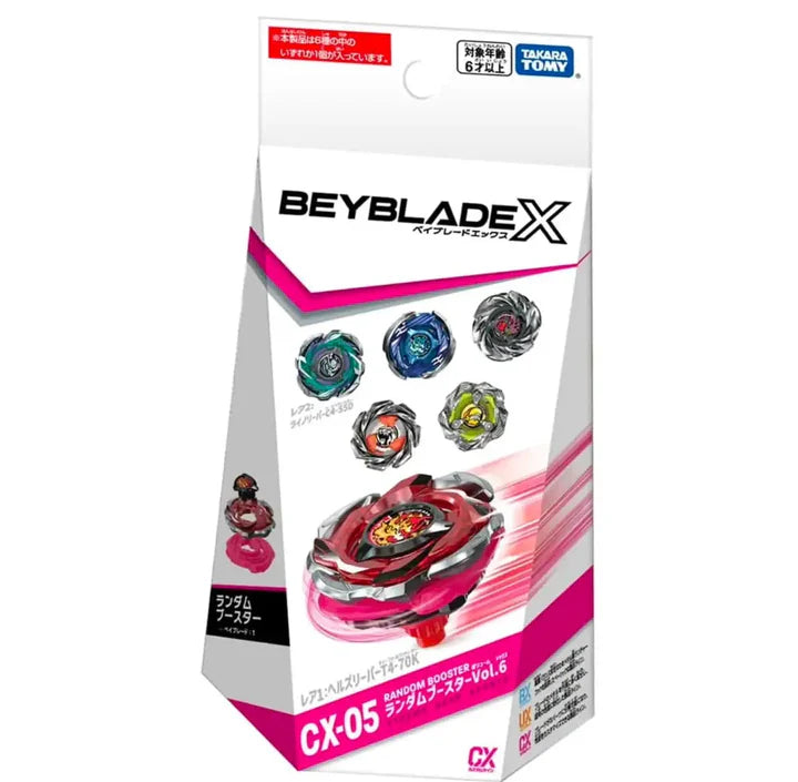BEYBLADE X CX-05 Random Booster Vol. 6