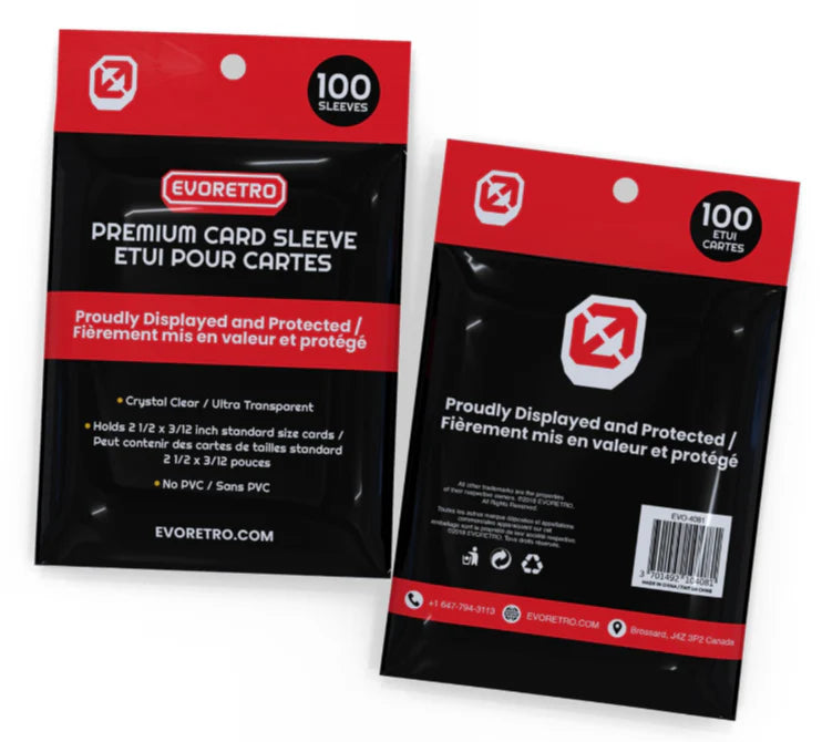 EVORETRO - Premium Soft Sleeves - Clear - 100ct