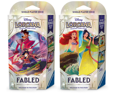 Disney Lorcana: Fabled - Starter Decks (Pre-Order) - Bundle of 2