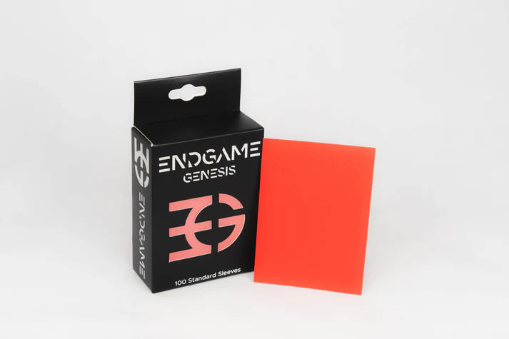 ENDGAME: Genesis Standard Size Sleeves - Poppy Red (100 Count)