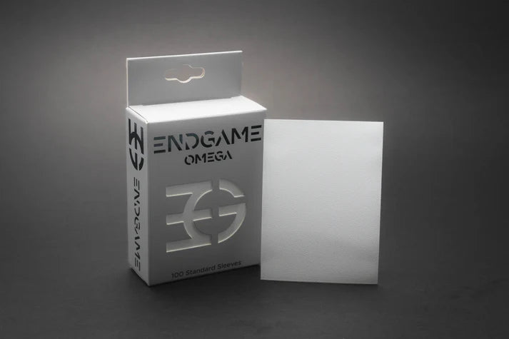 ENDGAME: Omega Standard Size Sleeves - Trillium White (100 Count)