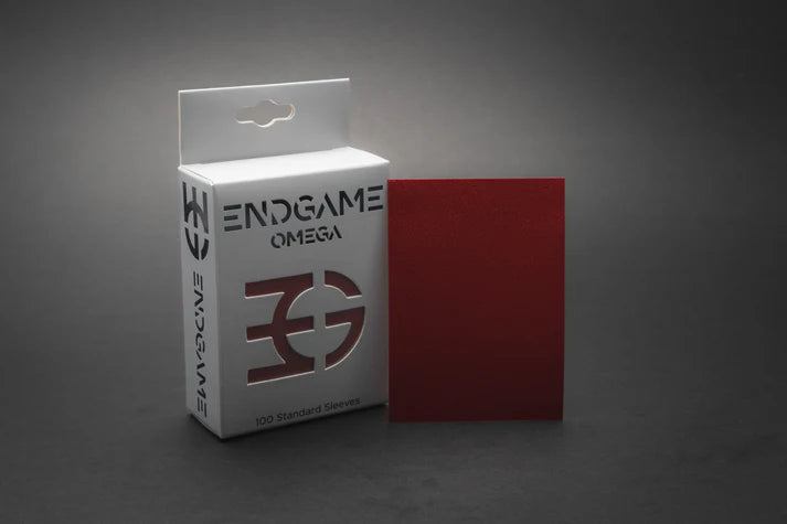 ENDGAME: Omega Standard Size Sleeves - Cabernet Red (100 Count)