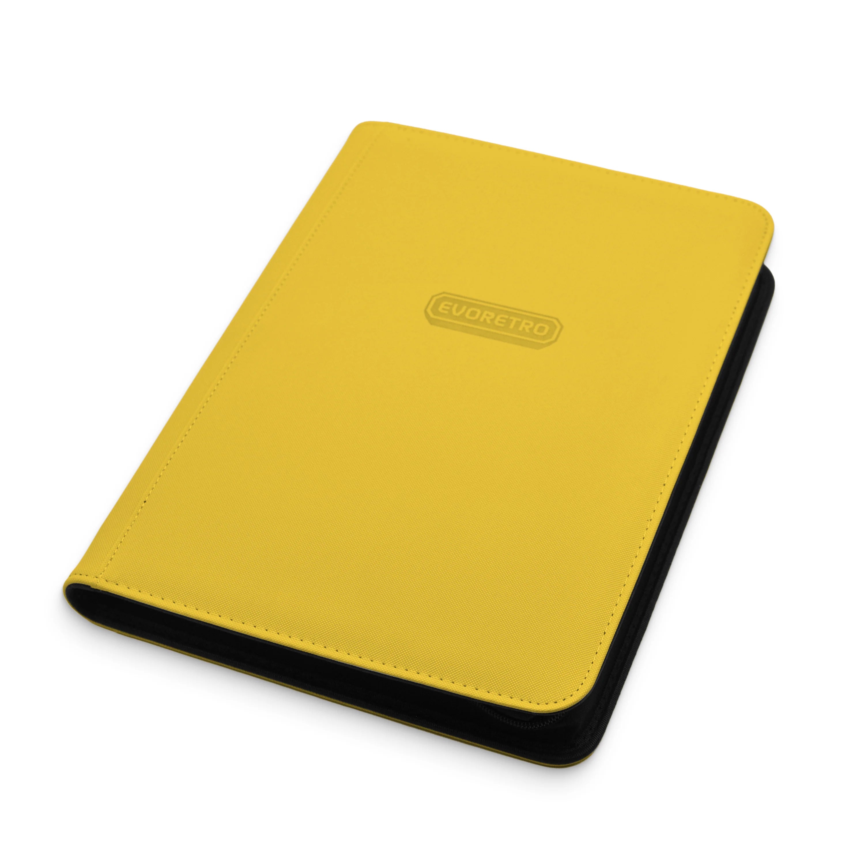 EVORETRO 9-Pocket Zip-Up Trading Card Zipper Binder for 360 cards - Yellow