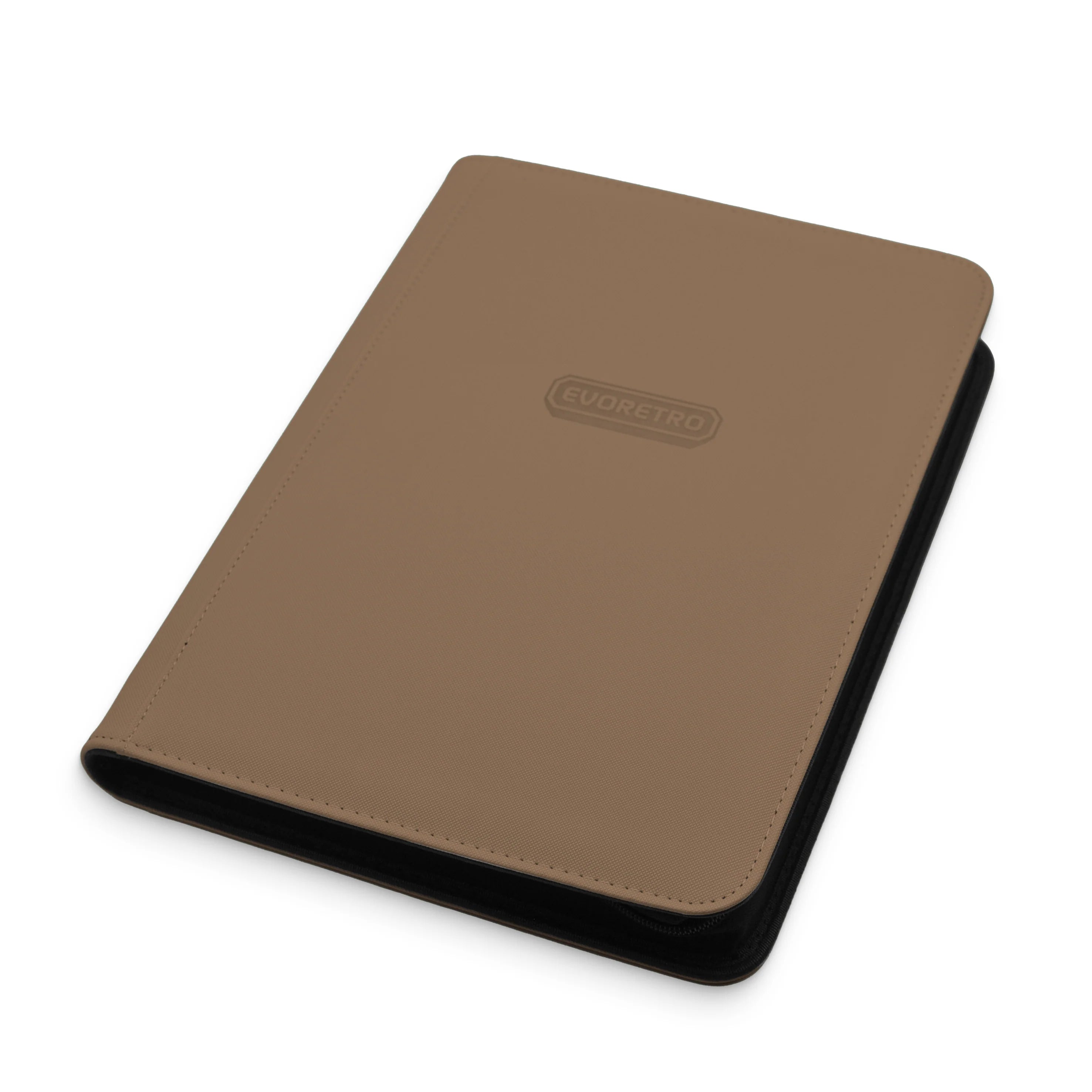 EVORETRO 9-Pocket Zip-Up Trading Card Zipper Binder for 360 cards - Brown