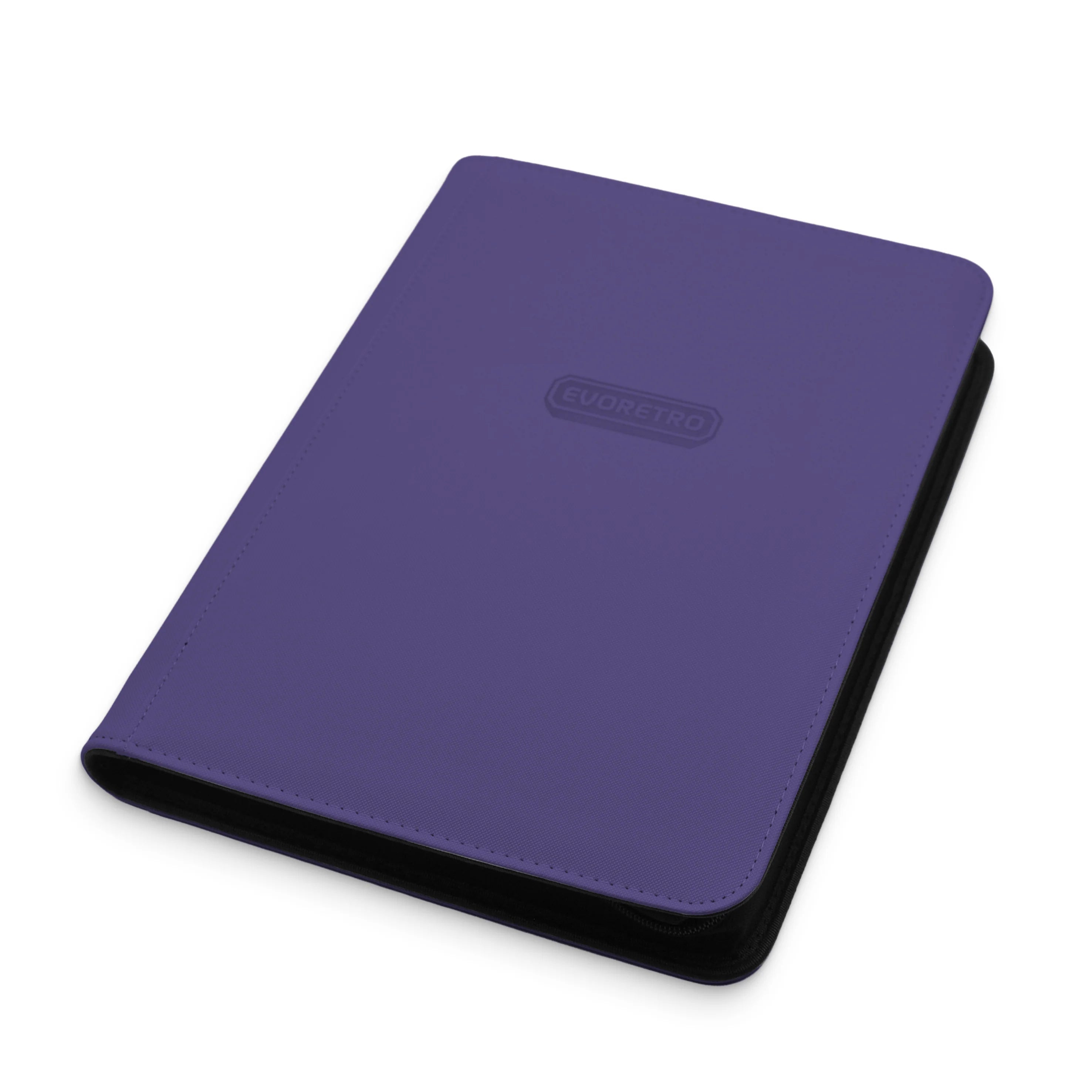 EVORETRO 9-Pocket Zip-Up Trading Card Zipper Binder for 360 cards - Purple