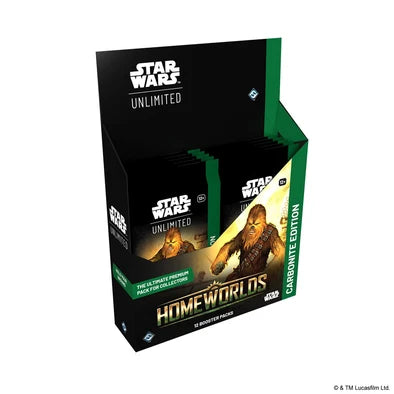 Star Wars: Unlimited: Homeworlds - Carbonite Booster Box