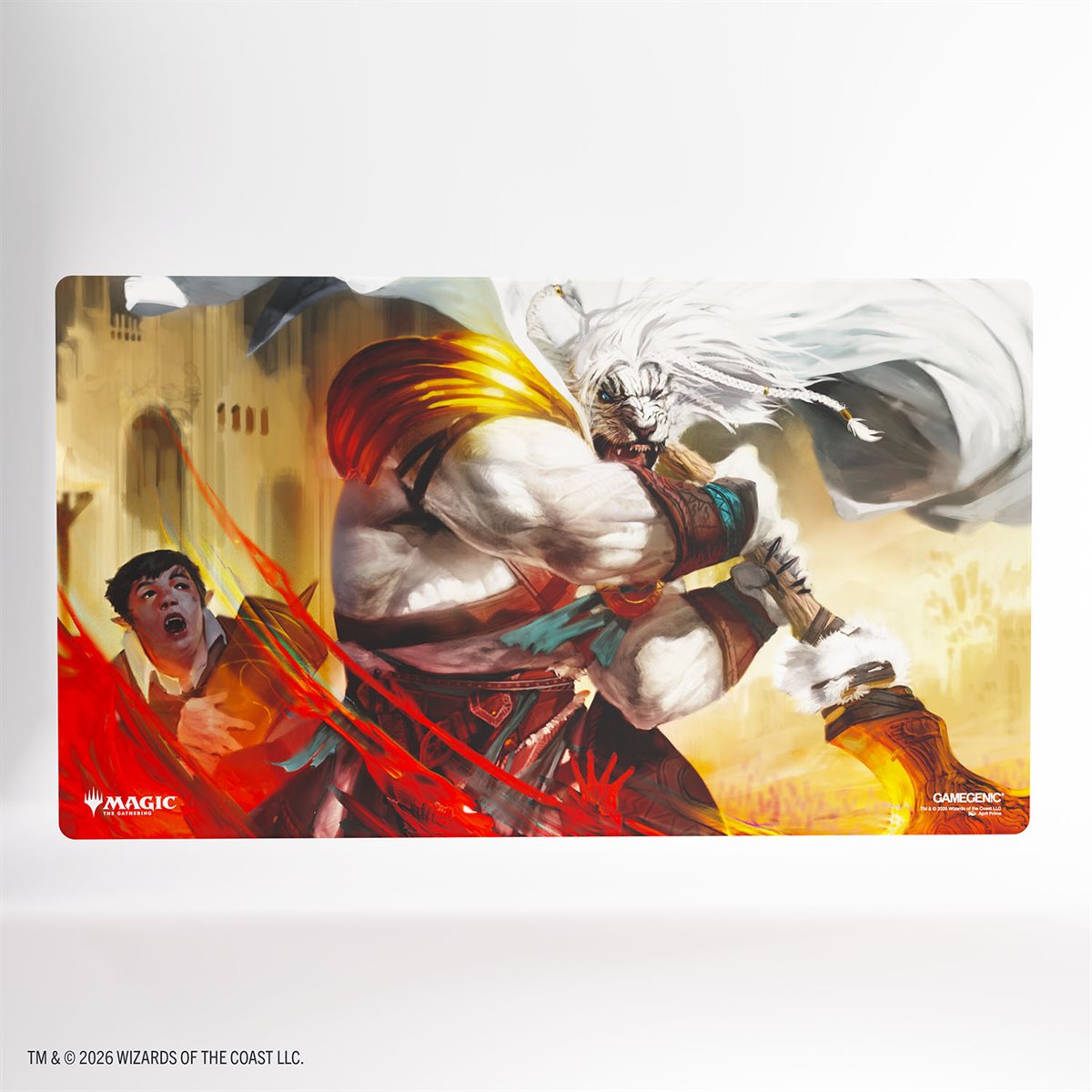Gamegeninc - Playmat: Magic: The Gathering-Secrets of Strixhaven: Ajani's Response