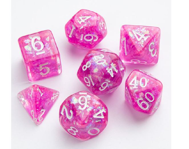 Gamegenic - 7pc Dice Set Candy-Like Series Raspberry