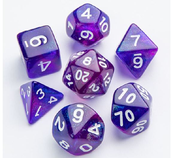 Gamegenic - 7pc Dice Set Galaxy Series Nebula