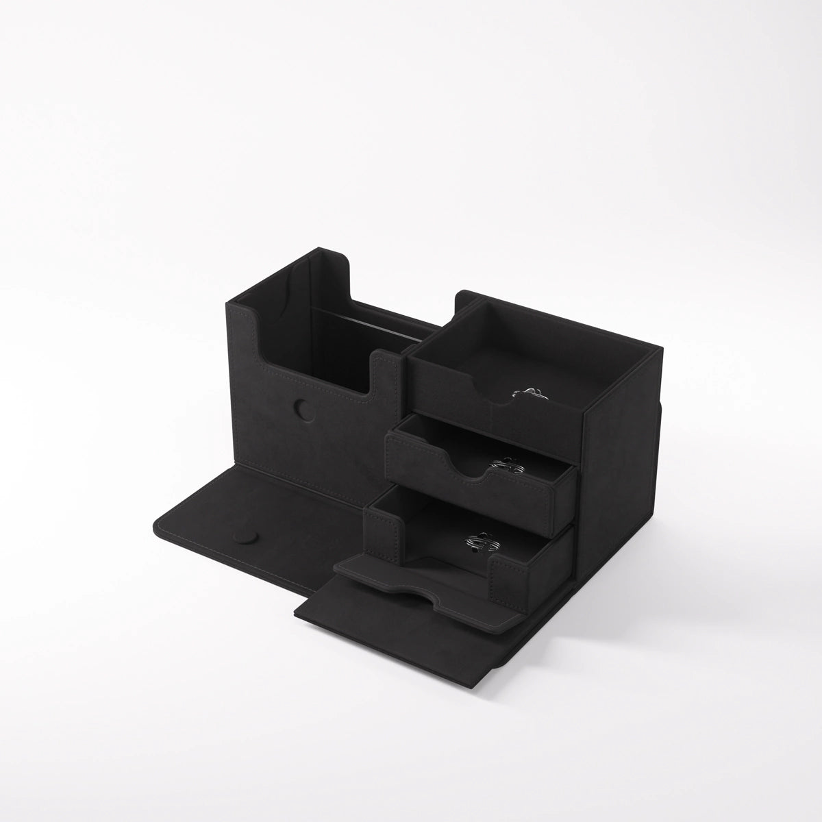 GameGenic -Deck Box: The Academic 133+xl Stealth Edition Black