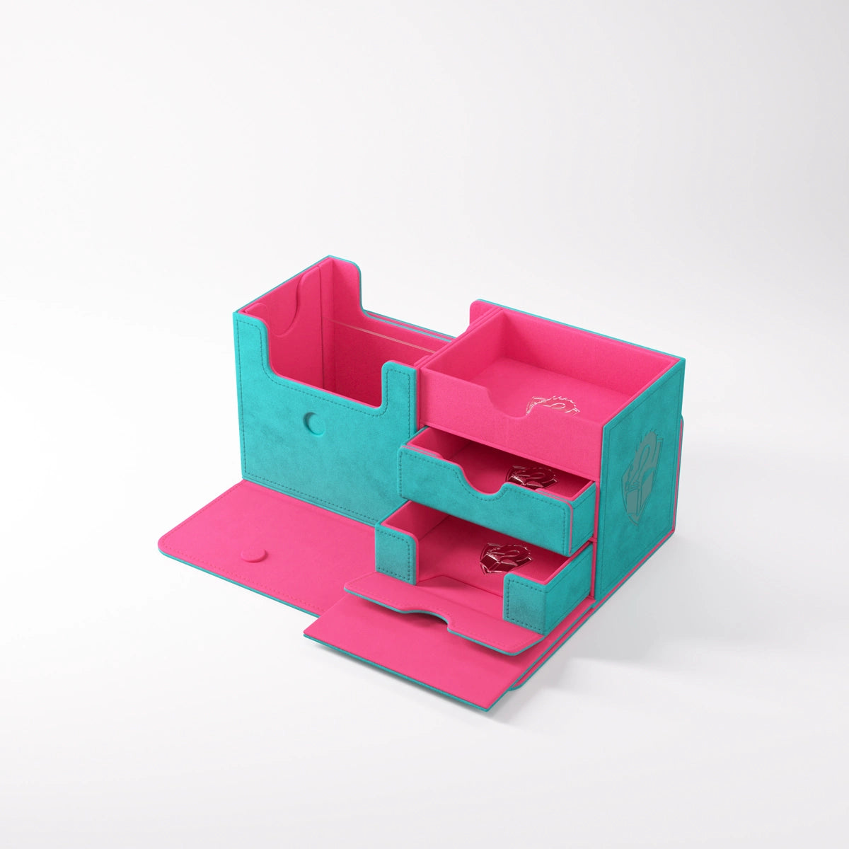 GameGenic -Deck Box: The Academic 133+xl Teal / Pink