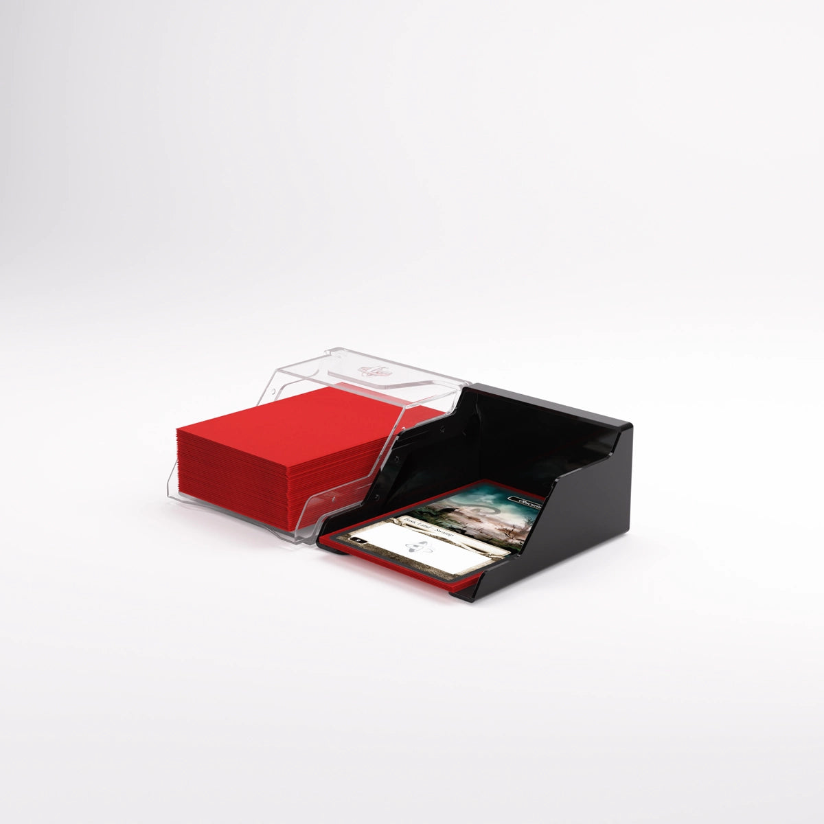 GameGenic - Deck Box: Bastion Black/Clear (50ct)