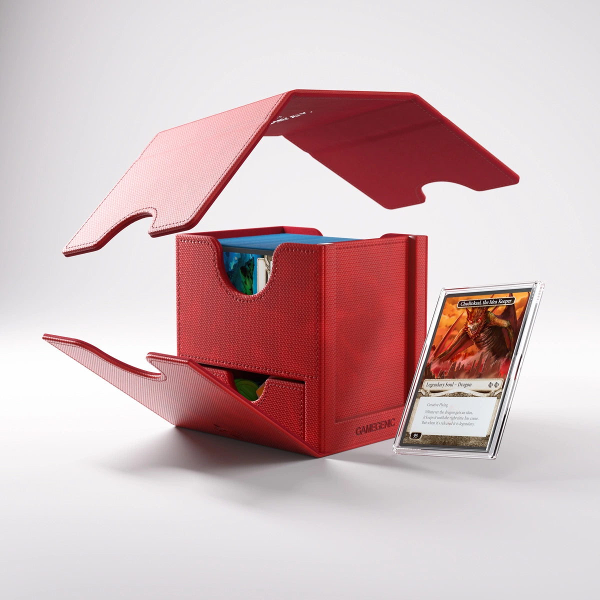 GameGenic - Deck Box Sidekick Pro XL Red (100ct)