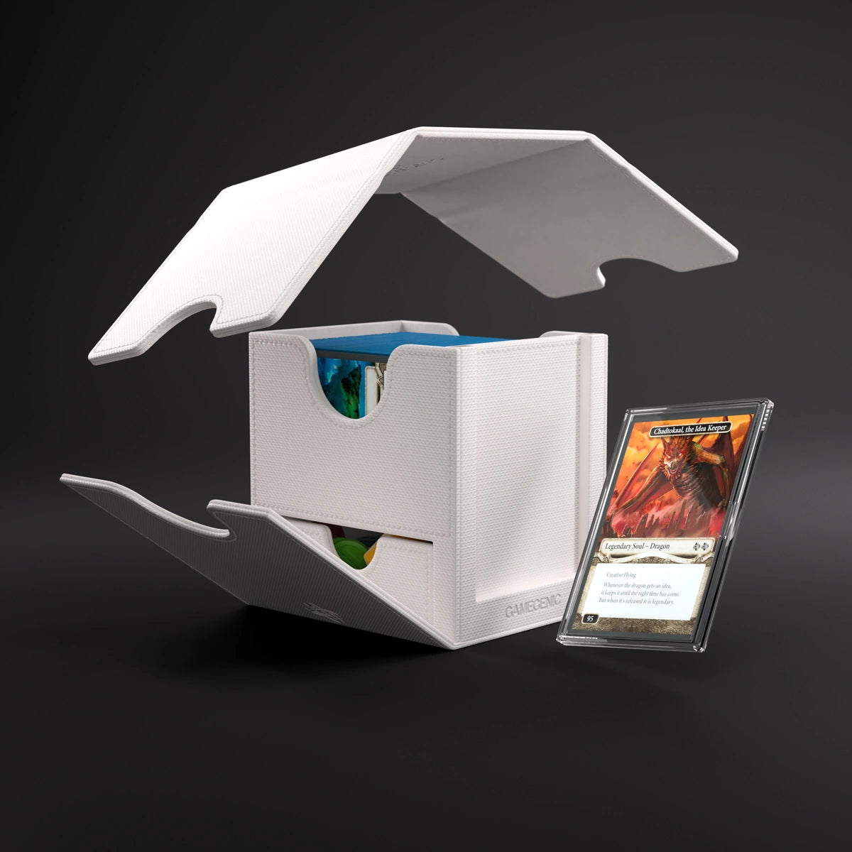 GameGenic - Deck Box Sidekick Pro XL White (100ct)