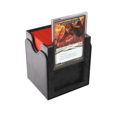 GameGenic - Deck Box: Squire Plus XL Black (100ct)