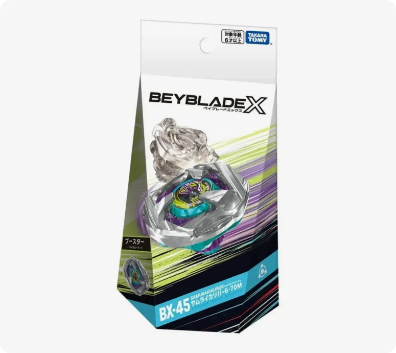 BEYBLADE X BX-45 Samurai Calibre  6-70M