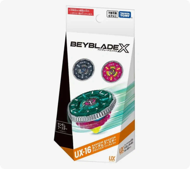 BEYBLADE X UX-16 Clock Mirage Random Booster