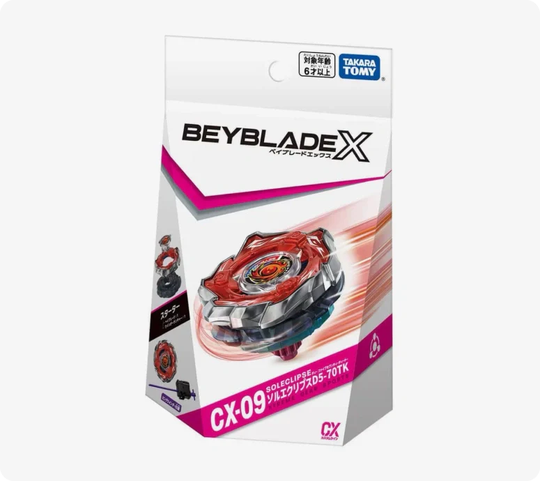 BEYBLADE X CX-09 SolEclipse D5-70TK Starter
