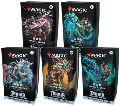 MTG - Tarkir: Dragonstorm - Commander Decks - Set of 5
