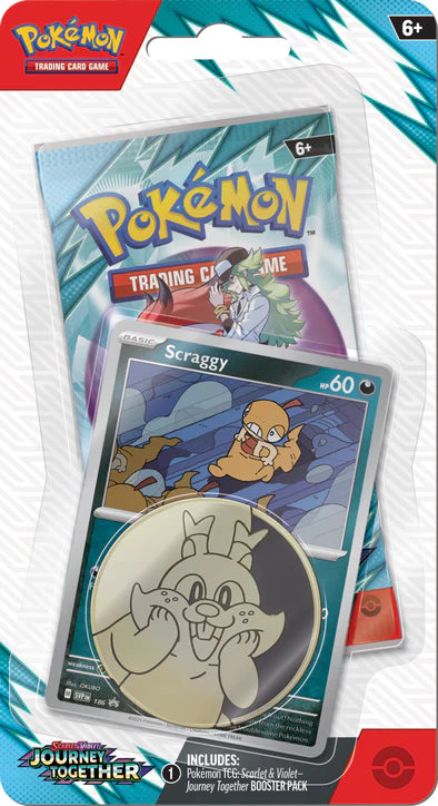 Pokemon - Scarlet and Violet - Journey Together - Checklane Blister - Scraggy