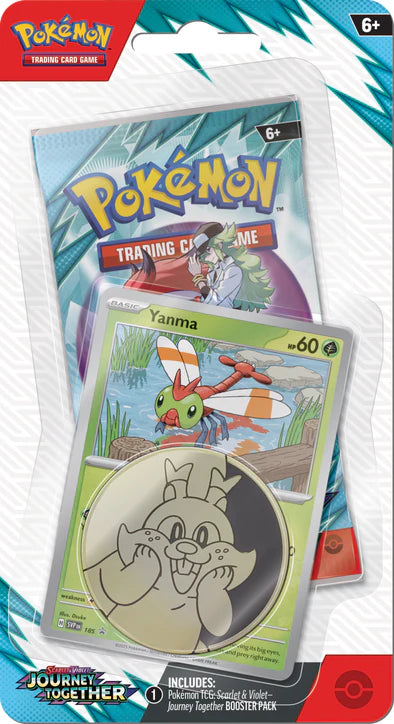 Pokemon - Scarlet and Violet - Journey Together - Checklane Blister - Yanma