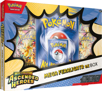 Pokemon - Mega Evolution - Ascended Heroes - Mega Feraligatr ex Box