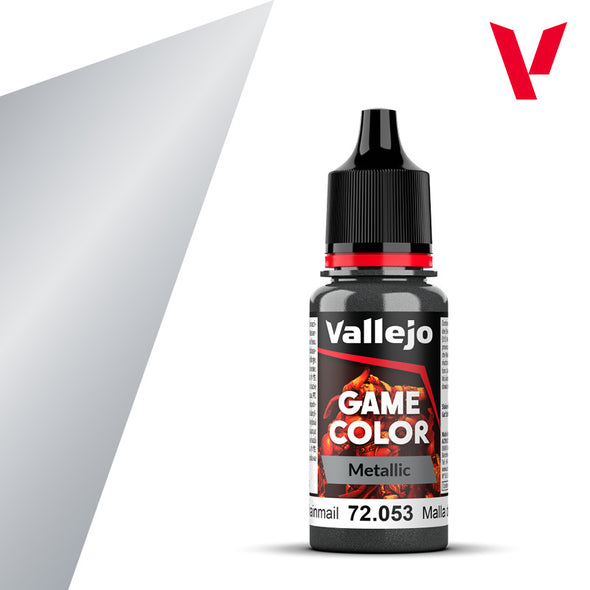 Vallejo - Game Color: Metallic - Chainmail Silver [72.053] (18ml)
