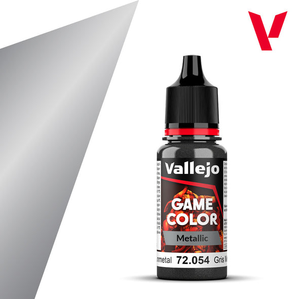 Vallejo - Game Color: Metallic - Dark Gunmetal [72.054] (18ml)