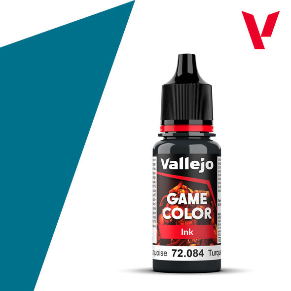 Vallejo - Game Color: Ink - Dark Turquoise [72.084] (18ml)