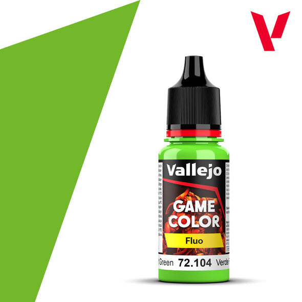 Vallejo - Game Color: Fluorescent - Green [72.104] (18ml)